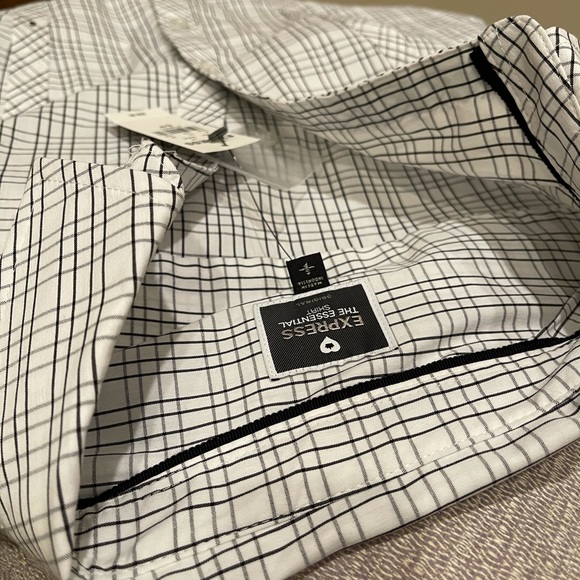 Express women’s Small Striped tailored essential shirt - Picture 4 of 8